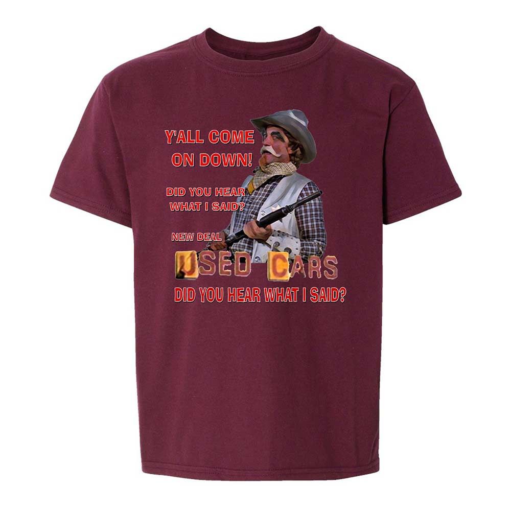 Kids T-Shirt - JCH2AWBB - Maroon - 19