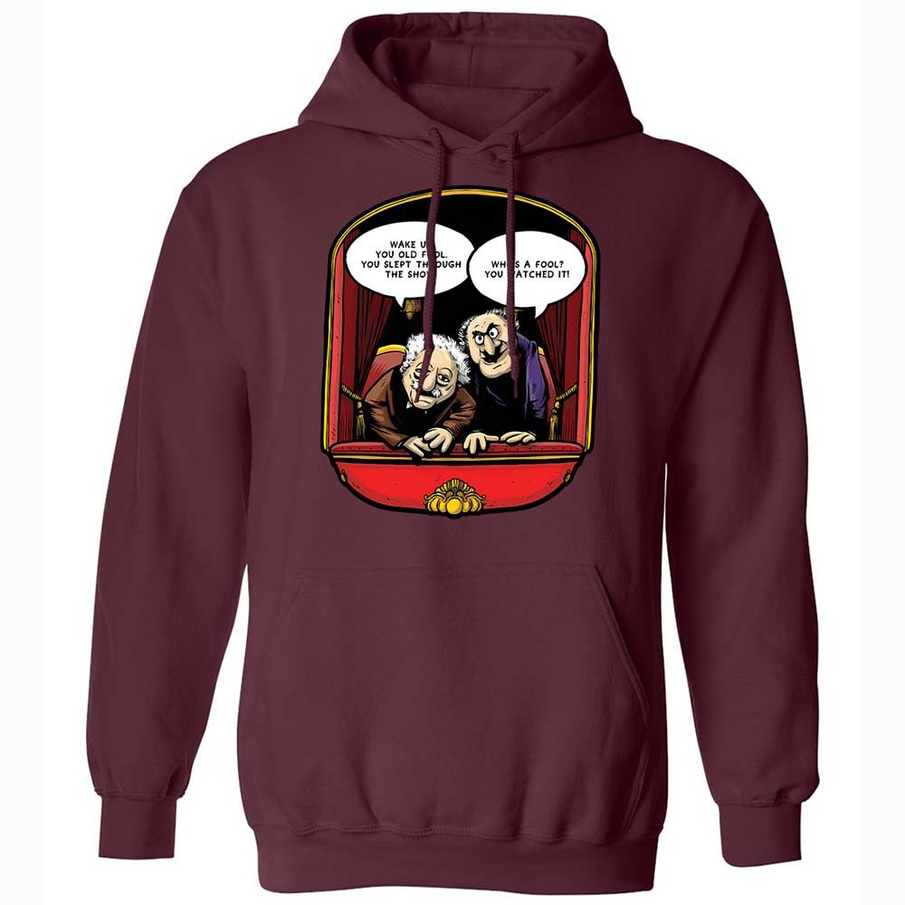 Statler and Waldorf (Wake Up) - Maroon - 19