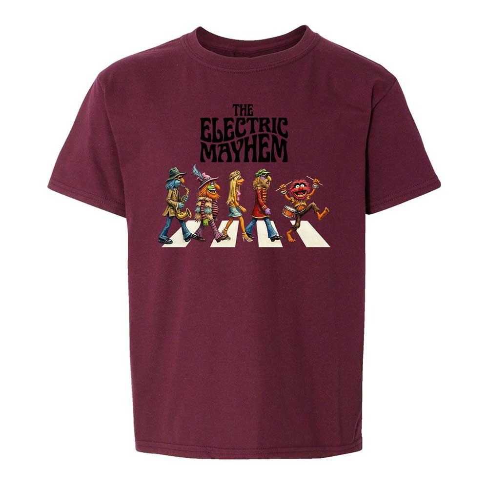 Kids T-Shirt - D4WUHY7Q - Maroon - 19