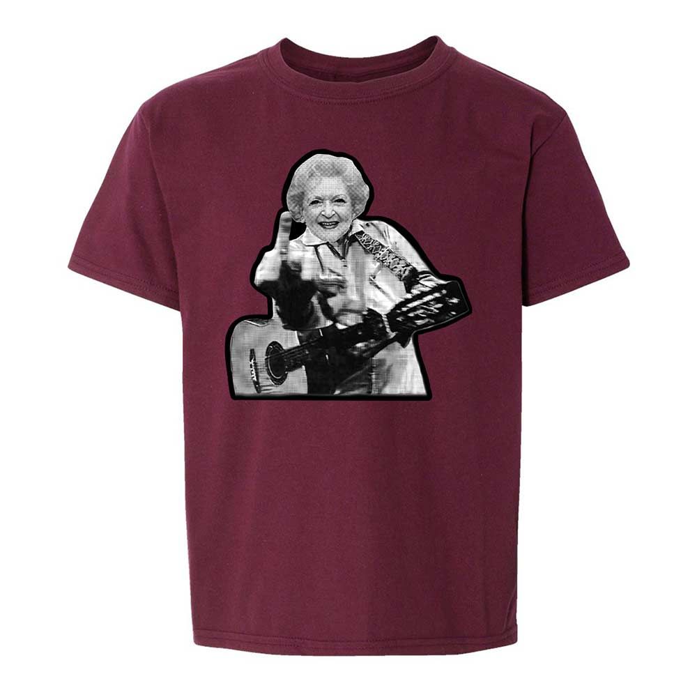 Kids T-Shirt - 3K6DHTN6 - Maroon - 19