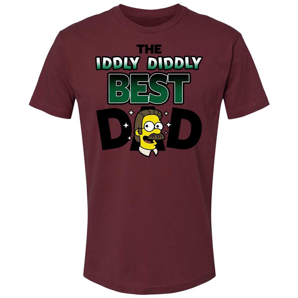 The Iddly diddly best dad - Maroon - 19