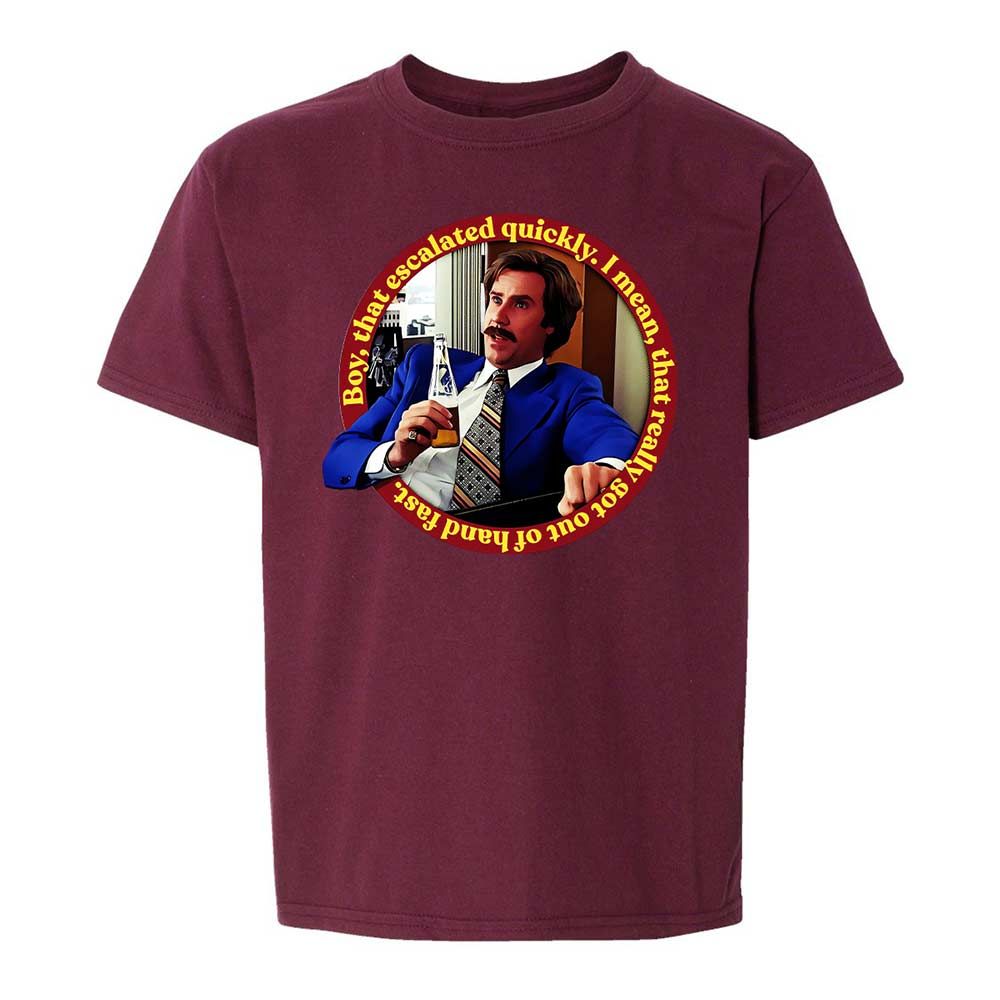 Kids T-Shirt - JJM32JVJ - Maroon - 19