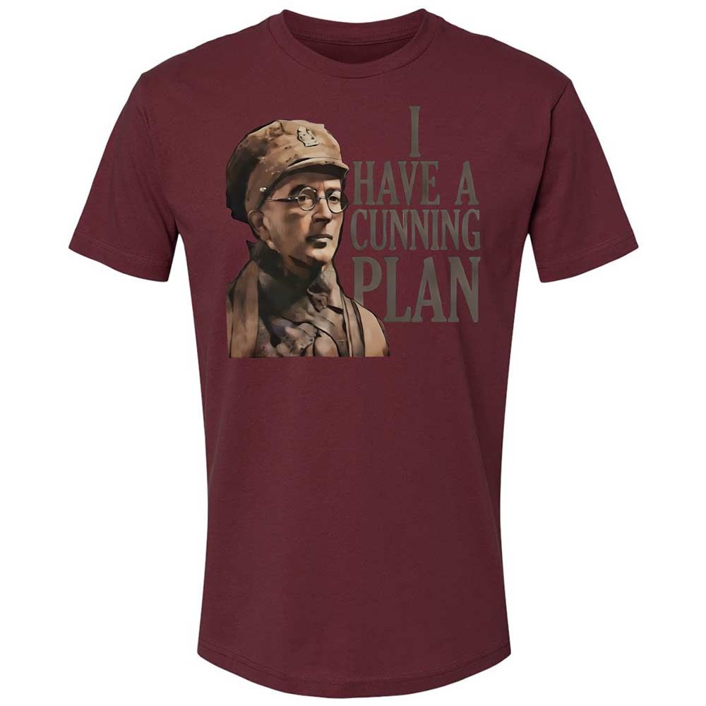 I Have A Cunning Plannn - Maroon - 19