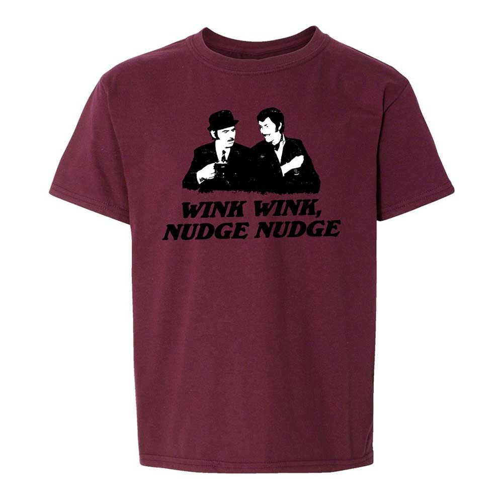 Wink Wink, Nudge Nudge - Maroon - 19