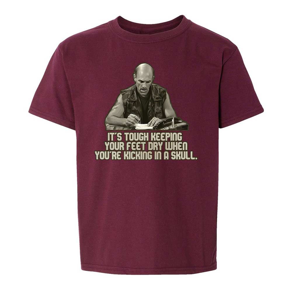 Kids T-Shirt - 1BNZGPQT - Maroon - 19