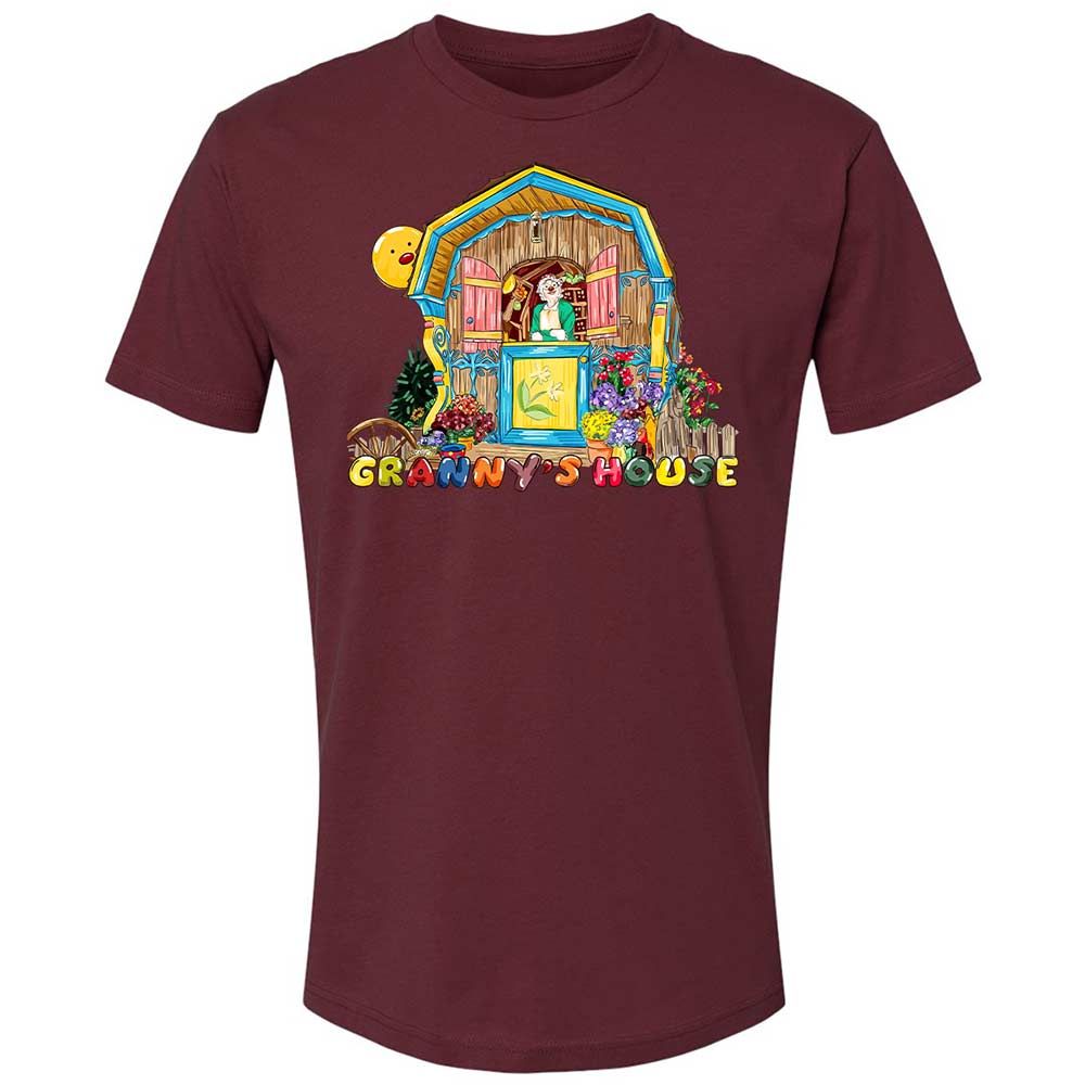 Granny Garbanzo Gardening Sunshine - Maroon - 19