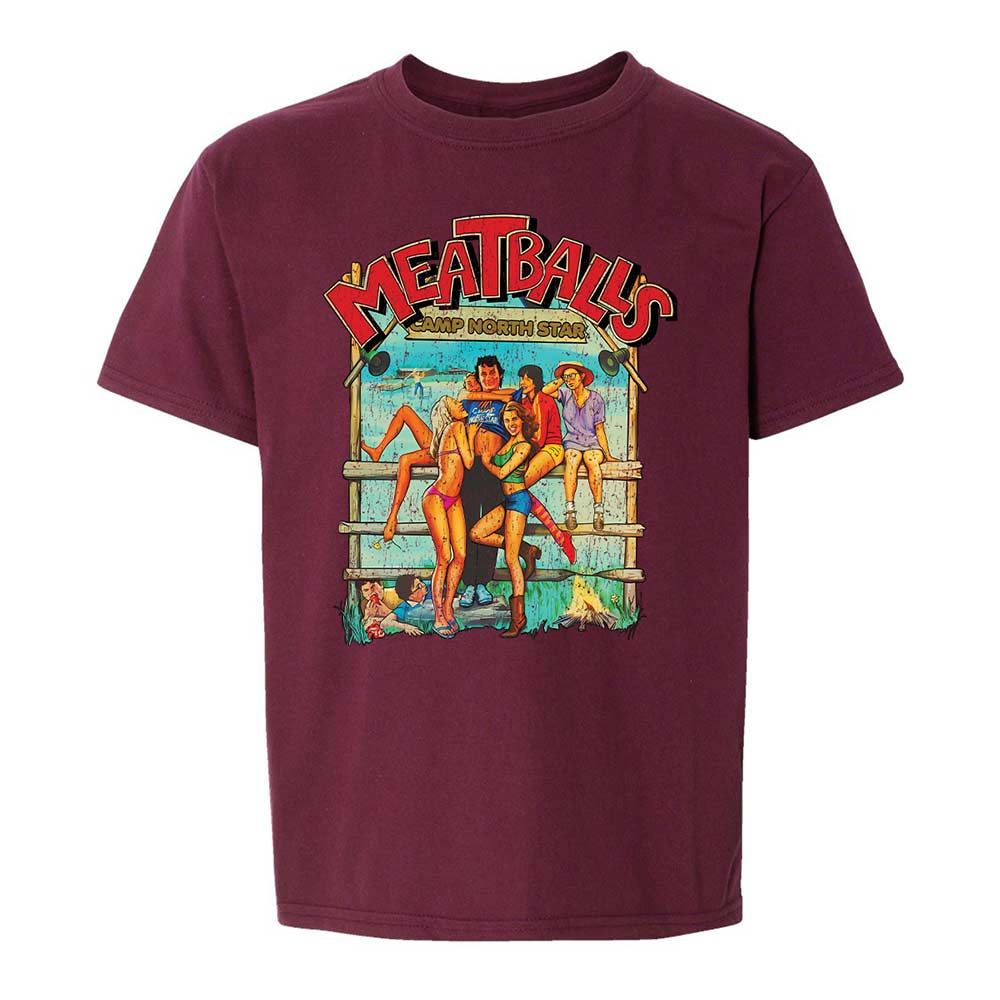 Kids T-Shirt - Z4HMPHK3 - Maroon - 19