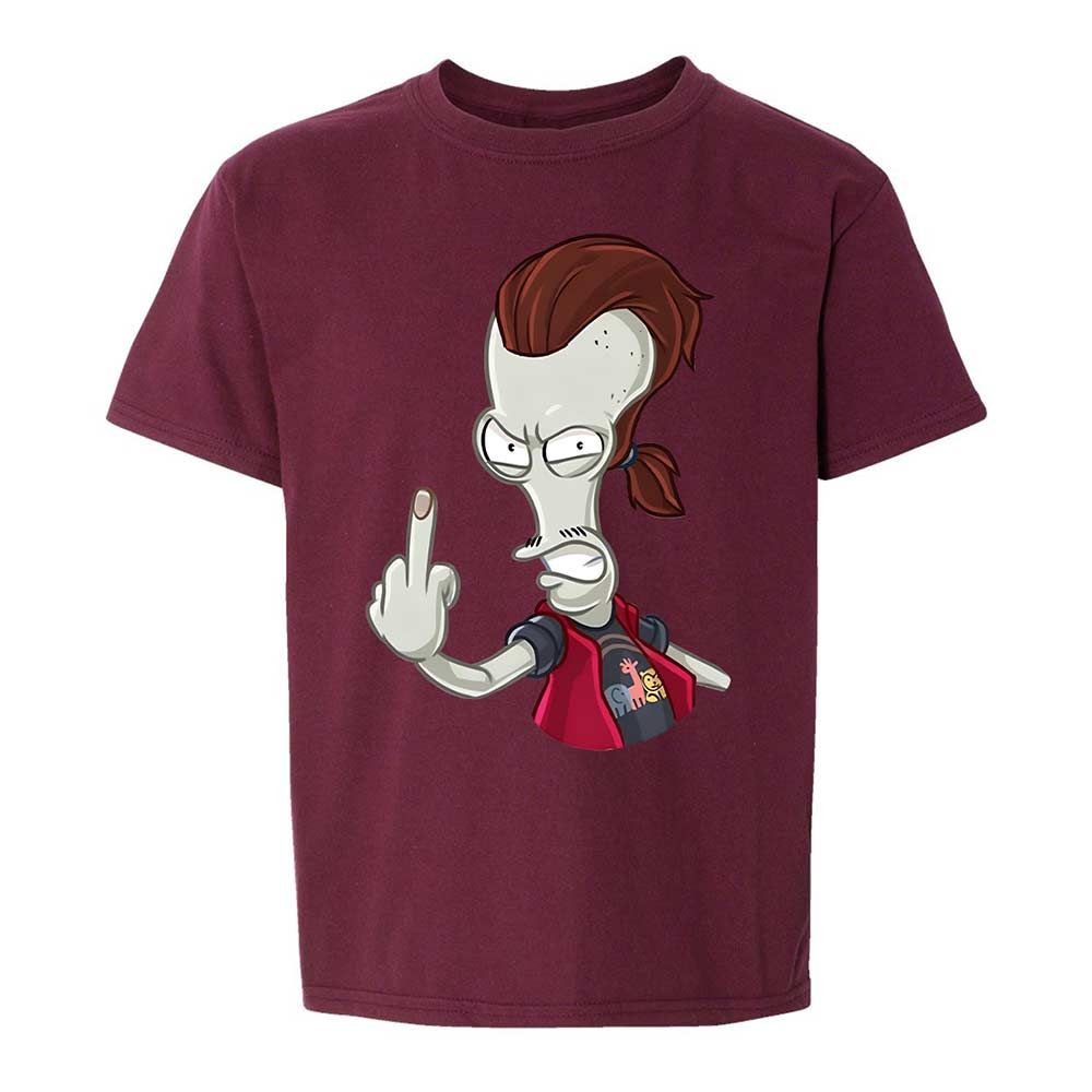Kids T-Shirt - NTH7XUNS - Maroon - 19