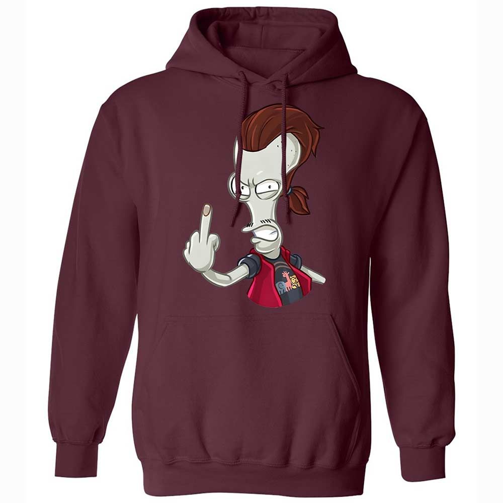 Classic Unisex Hoodie - UF1L7RK8 - Maroon - 19
