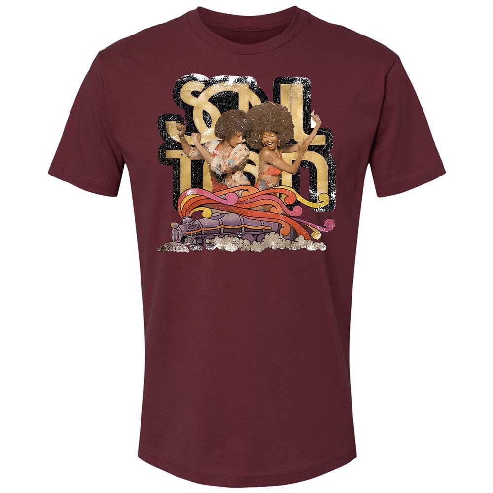 Retro Soul Train Dance Vibes - Maroon - 19