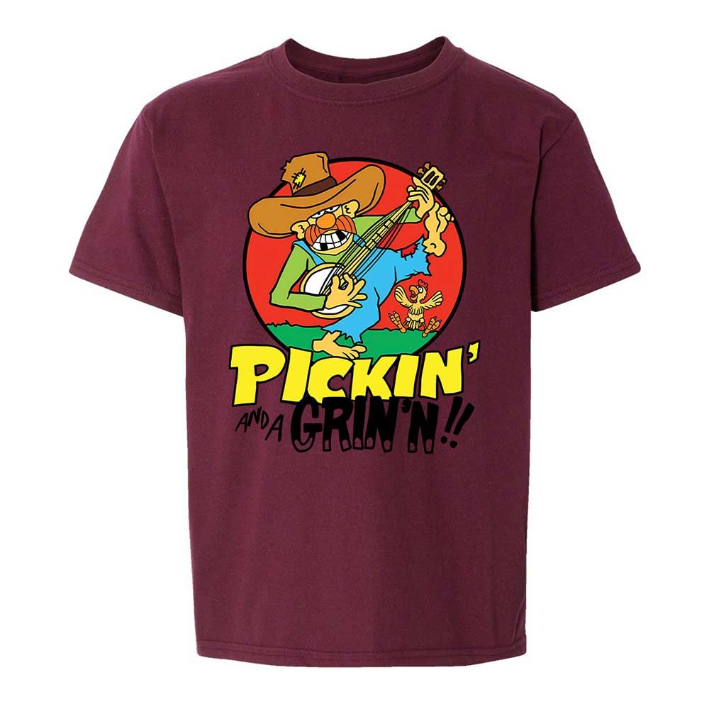 Pickin' and a Grinnin - Maroon - 19