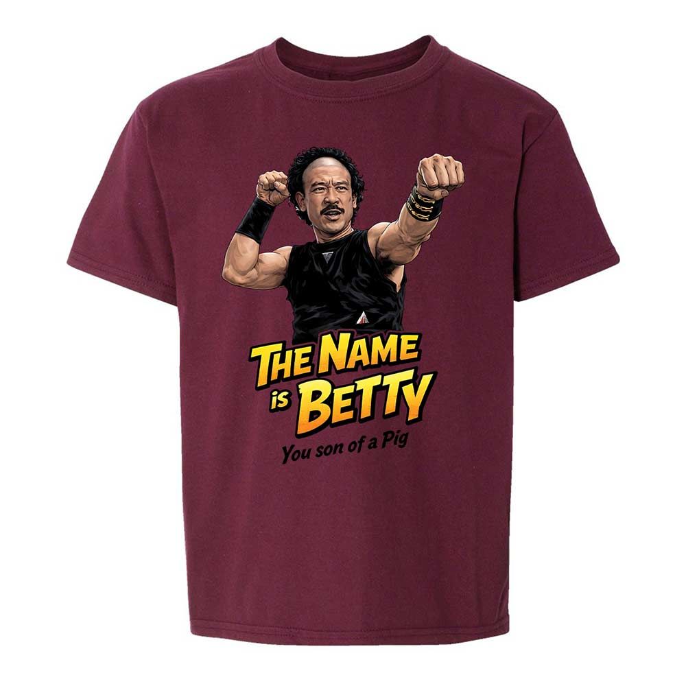 Kids T-Shirt - EL8PJQ7T - Maroon - 19