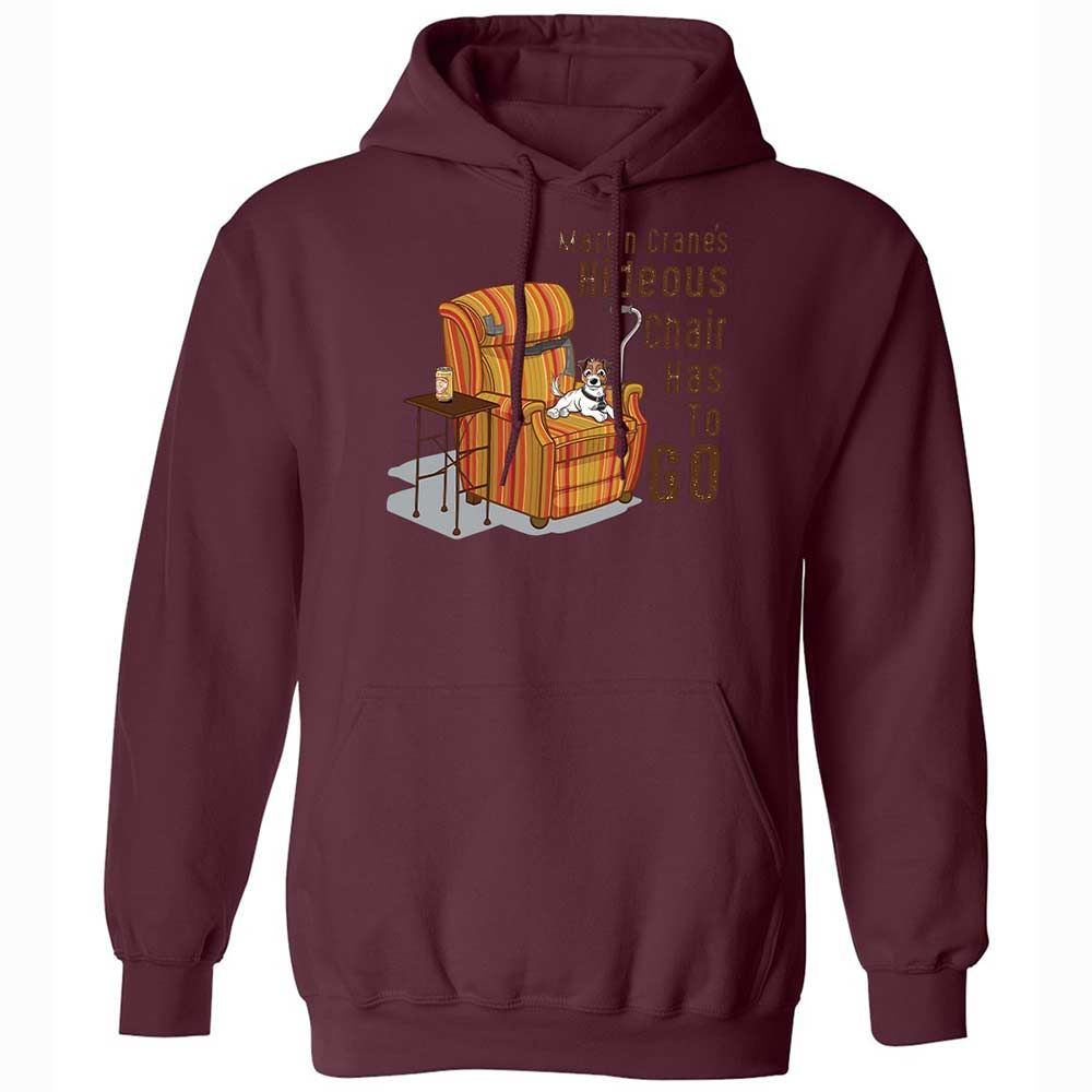 Martin Crane's Hideous Chair - Maroon - 19