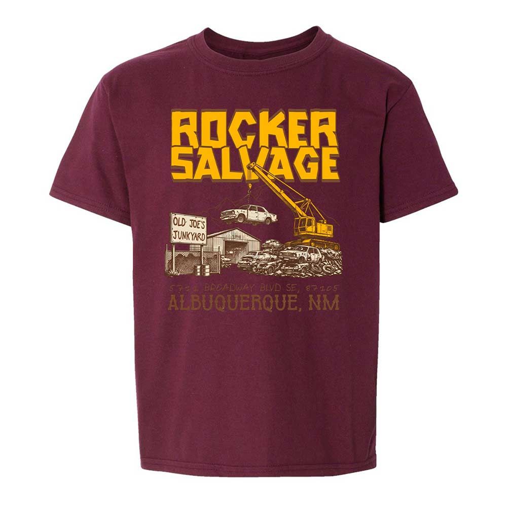 Kids T-Shirt - Q2RVTLKN - Maroon - 19