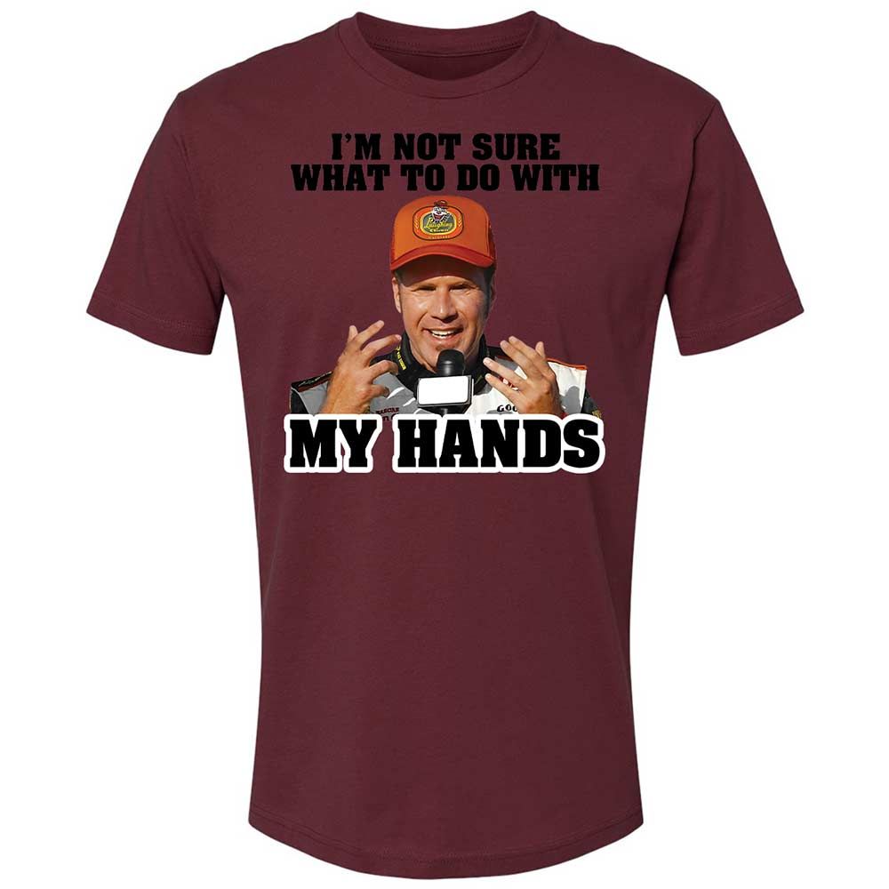 I'm Not Sure What To Do With My Hands - Maroon - 19