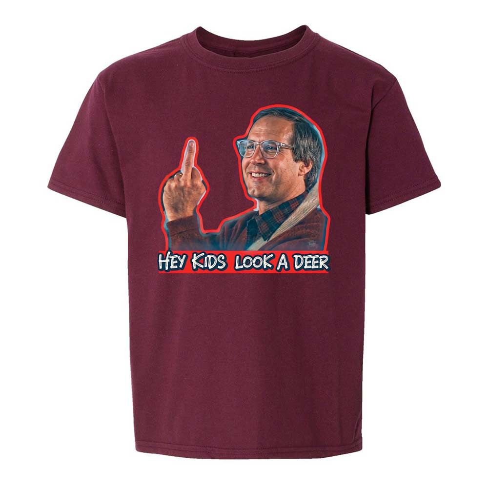 Hey Kids, Look a Deer - Maroon - 19