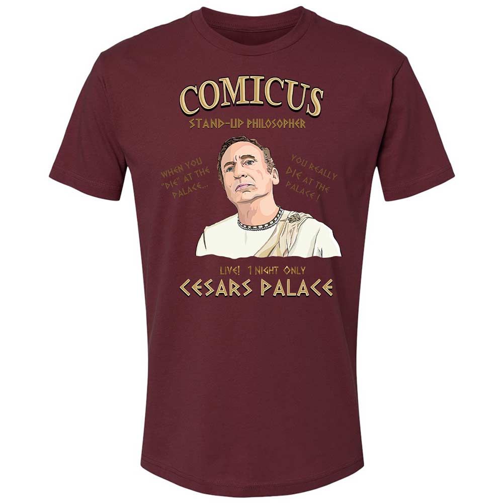 Comicus- Stand-up Philosopher - Maroon - 19