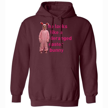 Classic Unisex Hoodie - White - Maroon - 19