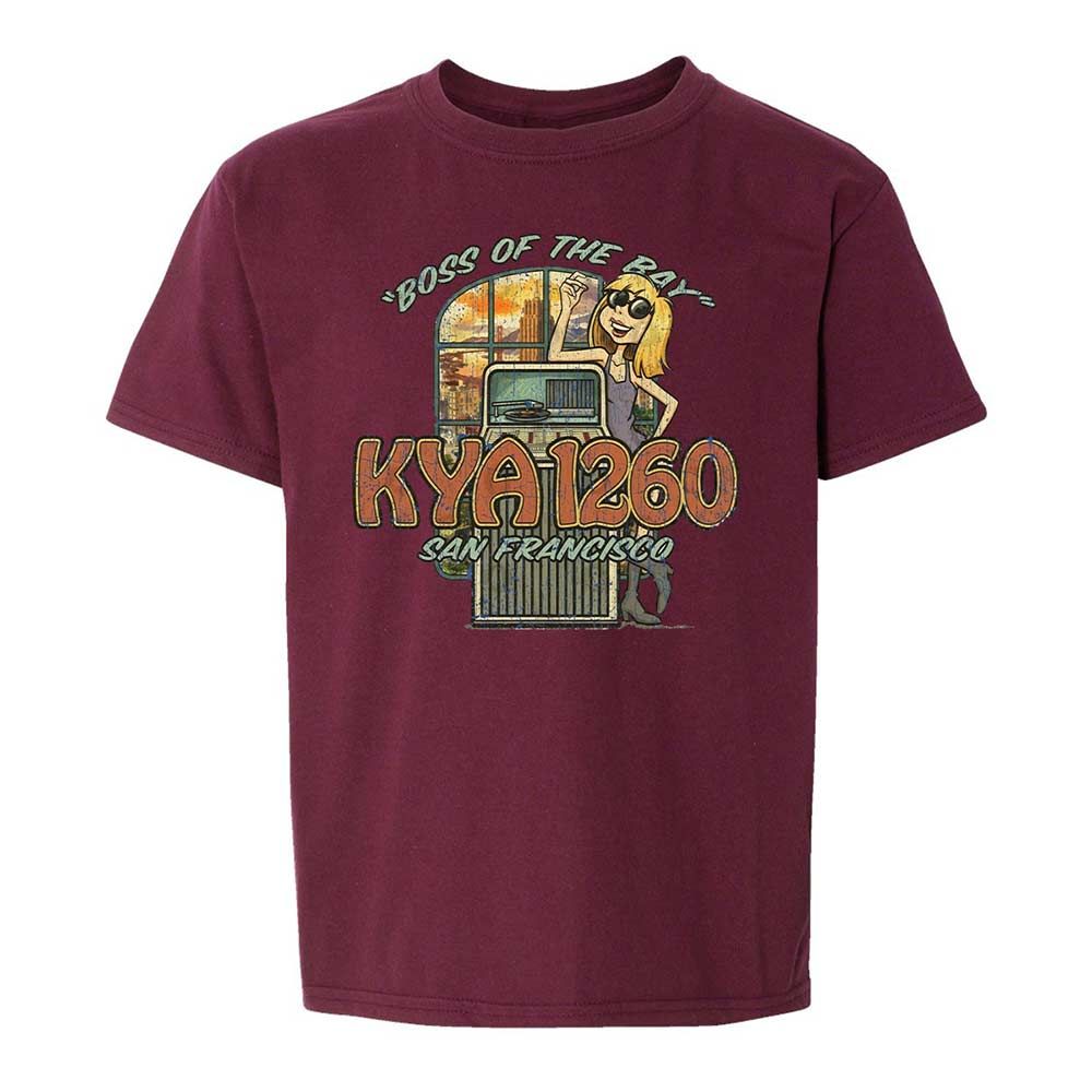 Kids T-Shirt - 2UTENRRP - Maroon - 19