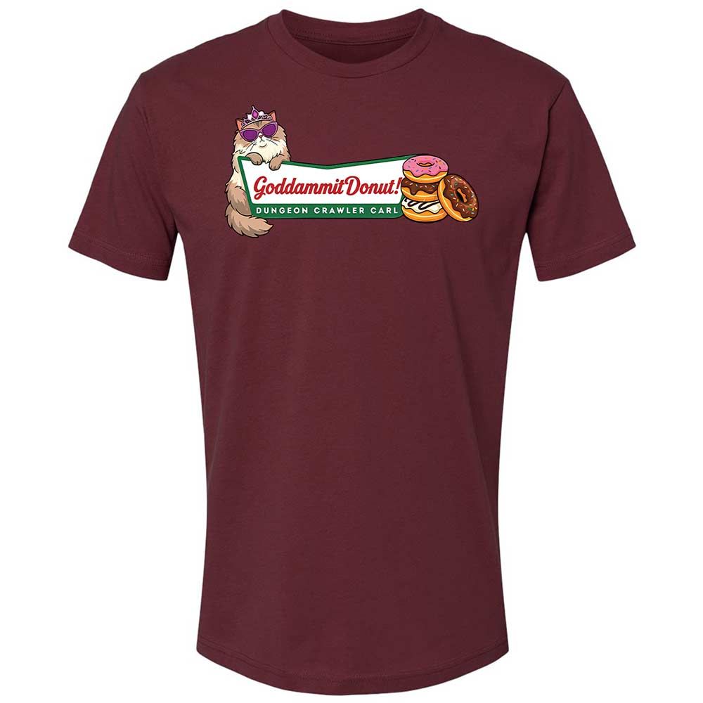 Goddammit Donut - Maroon - 19
