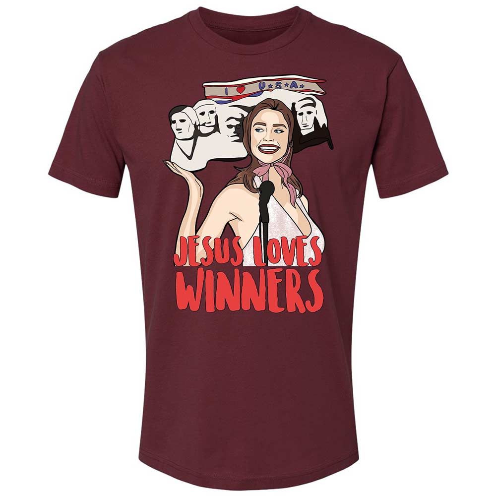 He Loves Winners - Maroon - 19