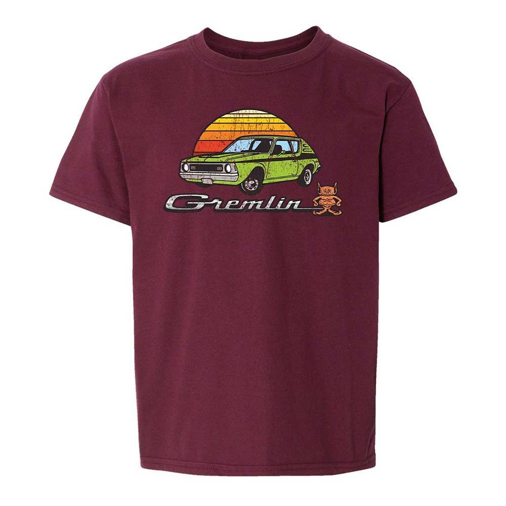 Kids T-Shirt - GV1FJLGD - Maroon - 19
