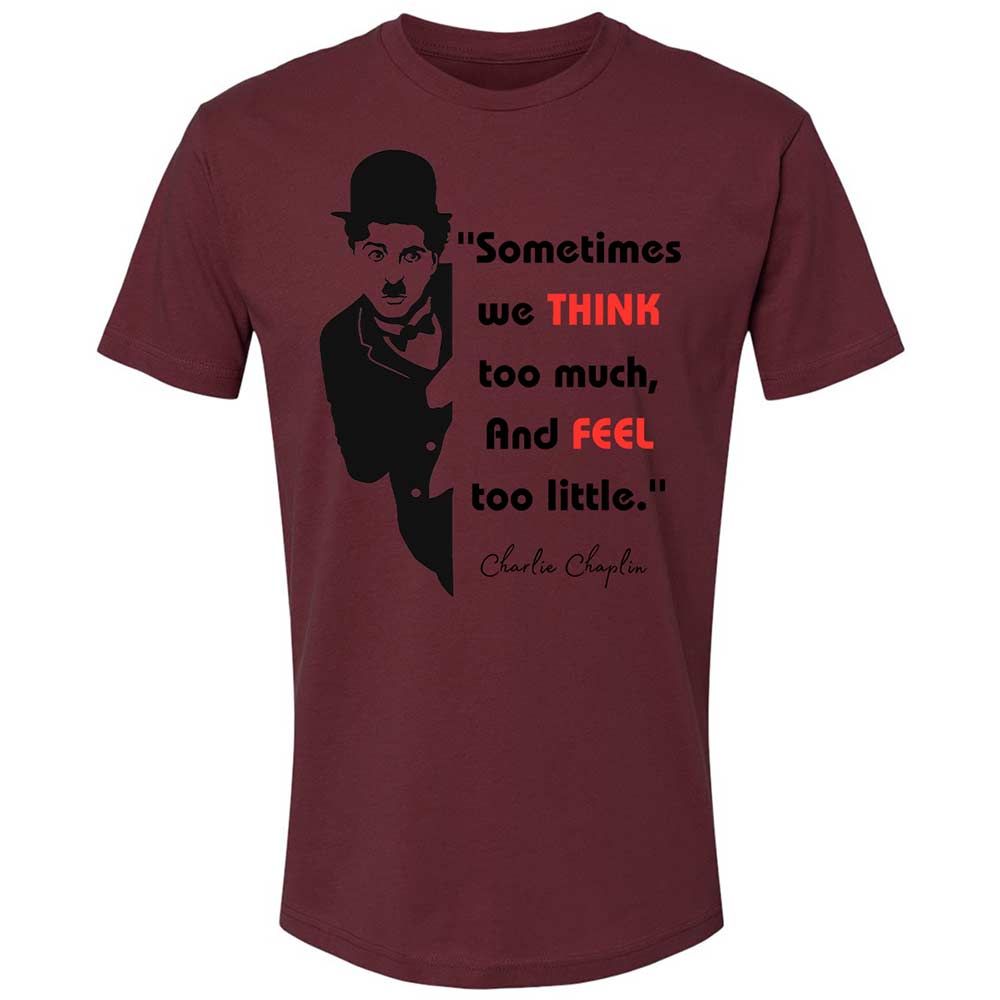 Sometimes we think too much - Maroon - 19