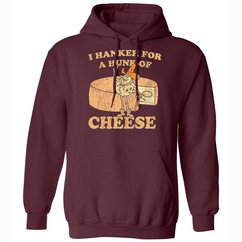Hanker For A Hunk Of Cheese - Maroon - 19