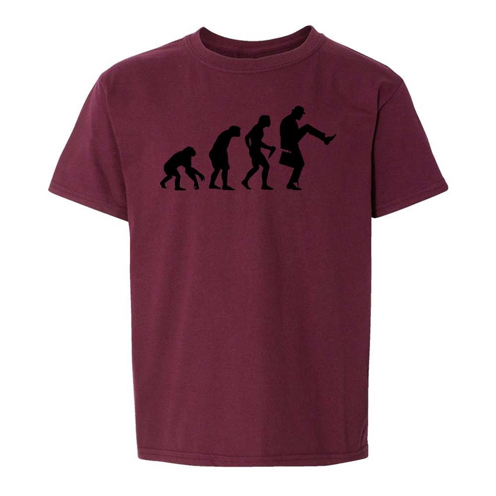 Kids T-Shirt - LUTDY6HX - Maroon - 19