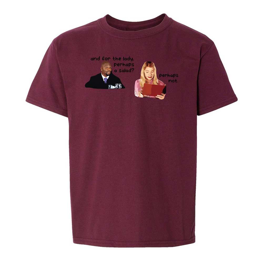 Kids T-Shirt - CC5GDG8F - Maroon - 19