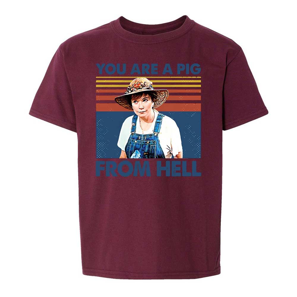 Kids T-Shirt - 56S4FLM2 - Maroon - 19