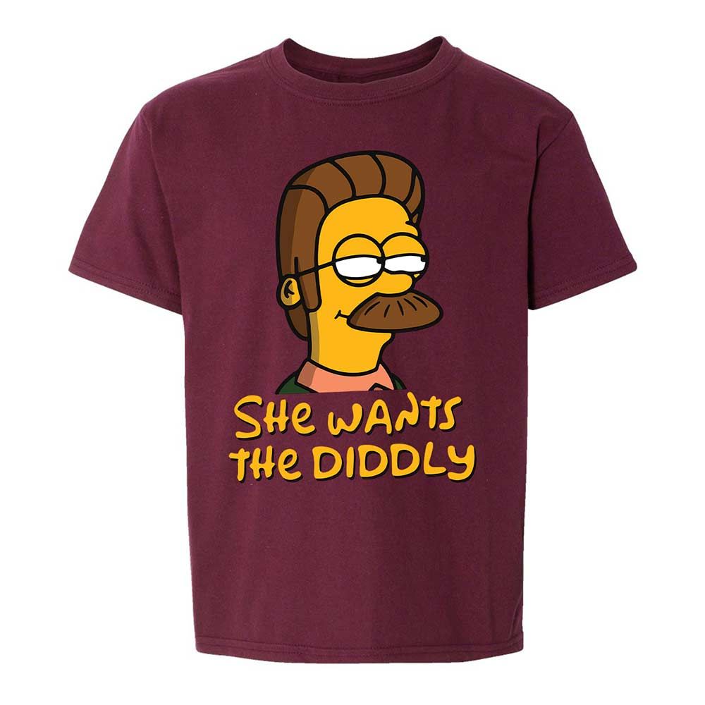 She Wants The Diddly - Maroon - 19