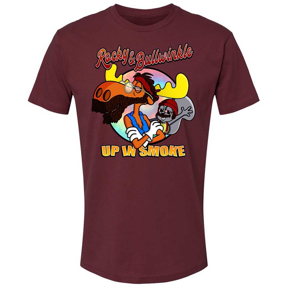 Funny Up In Smoke - Maroon - 19