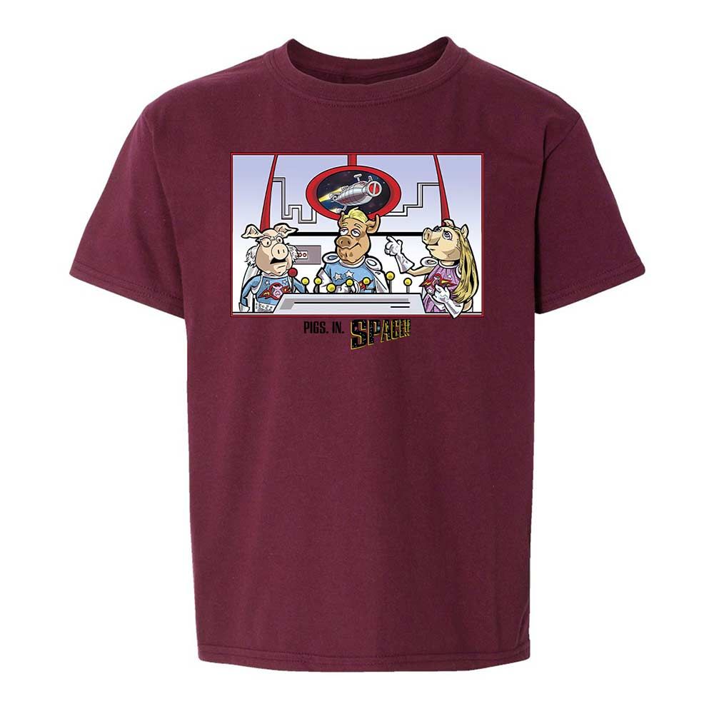 Kids T-Shirt - LPVYUHVC - Maroon - 19