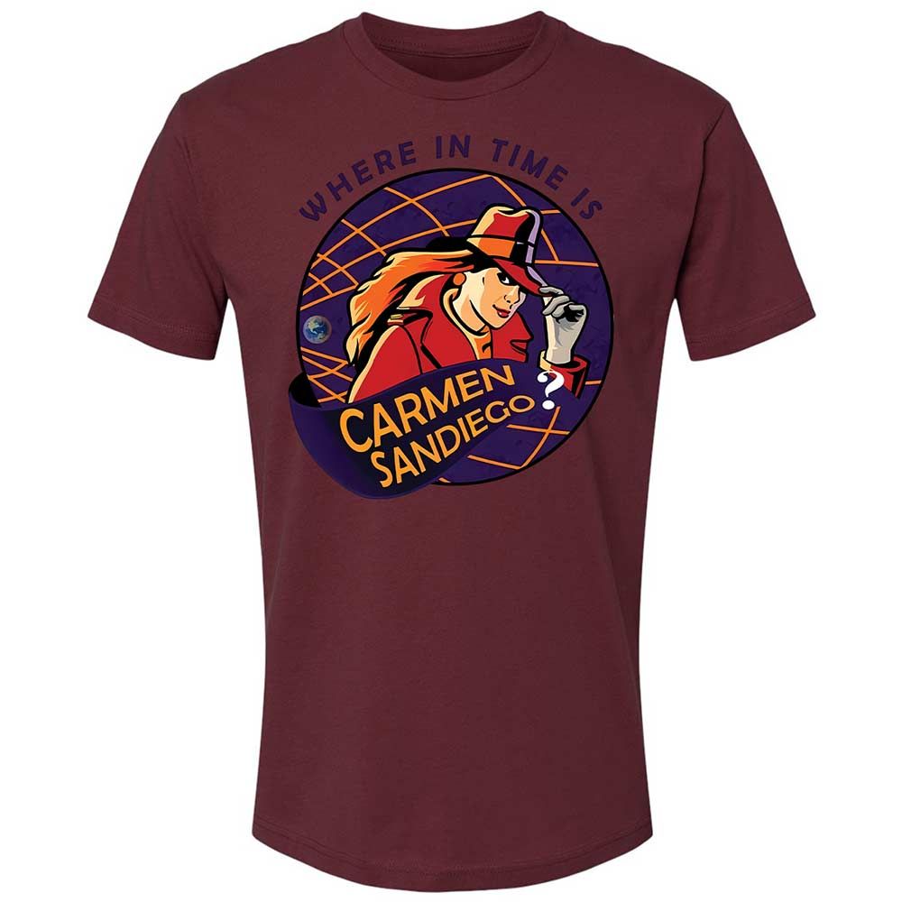 Where in Time Is Carmen Sandiego - Maroon - 19