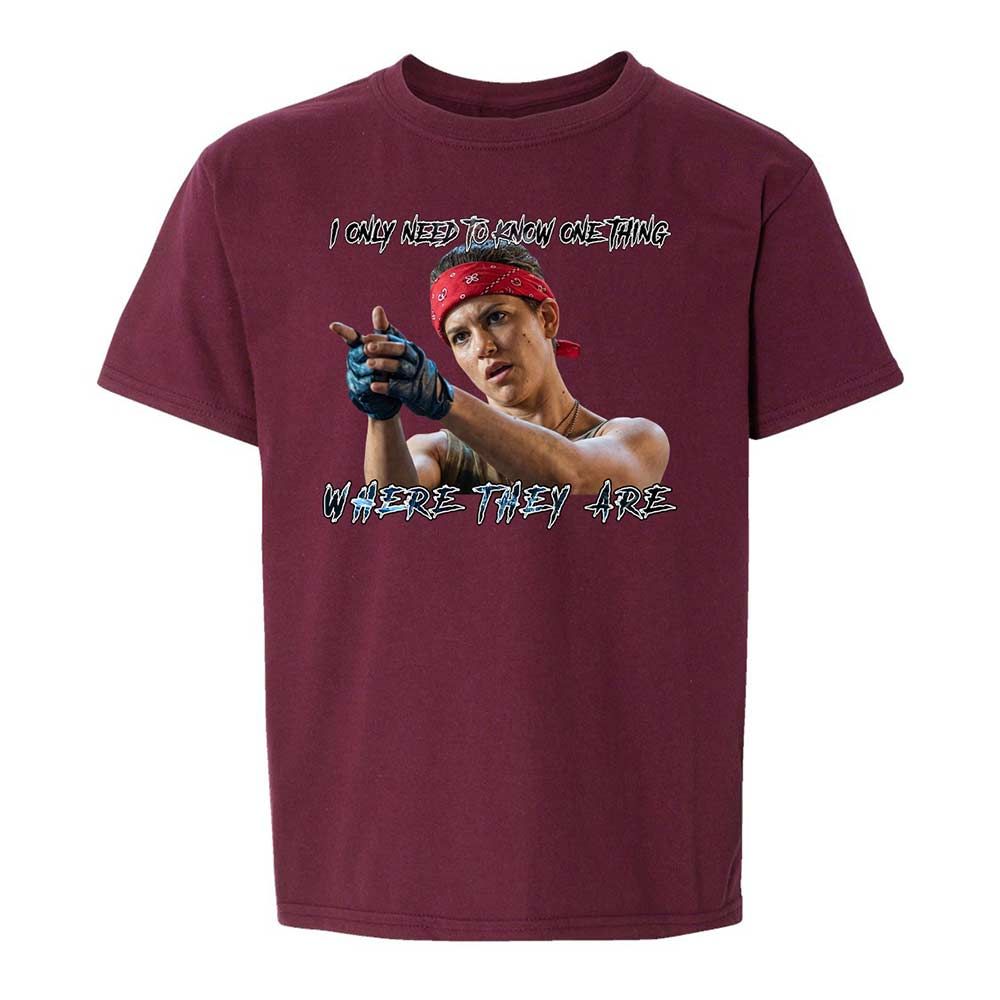 Kids T-Shirt - GF4AH4QB - Maroon - 19