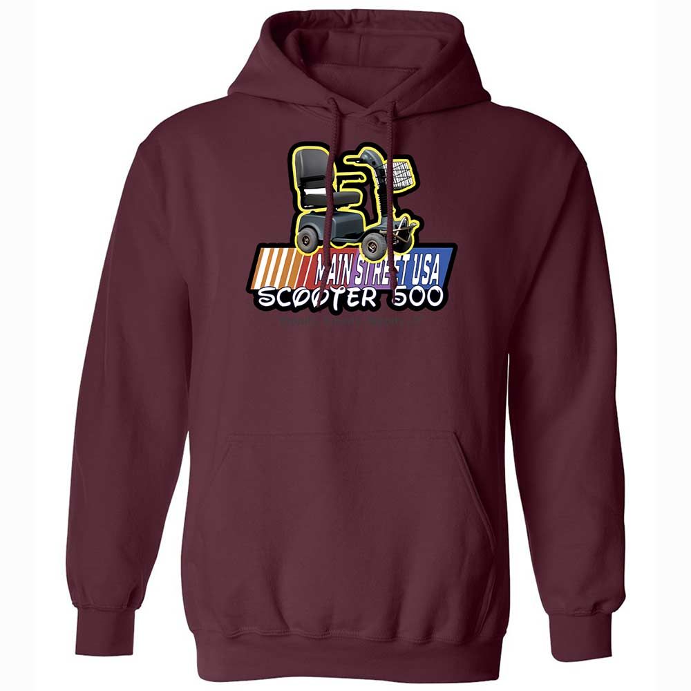 Classic Unisex Hoodie - 3PDCHASF - Maroon - 19