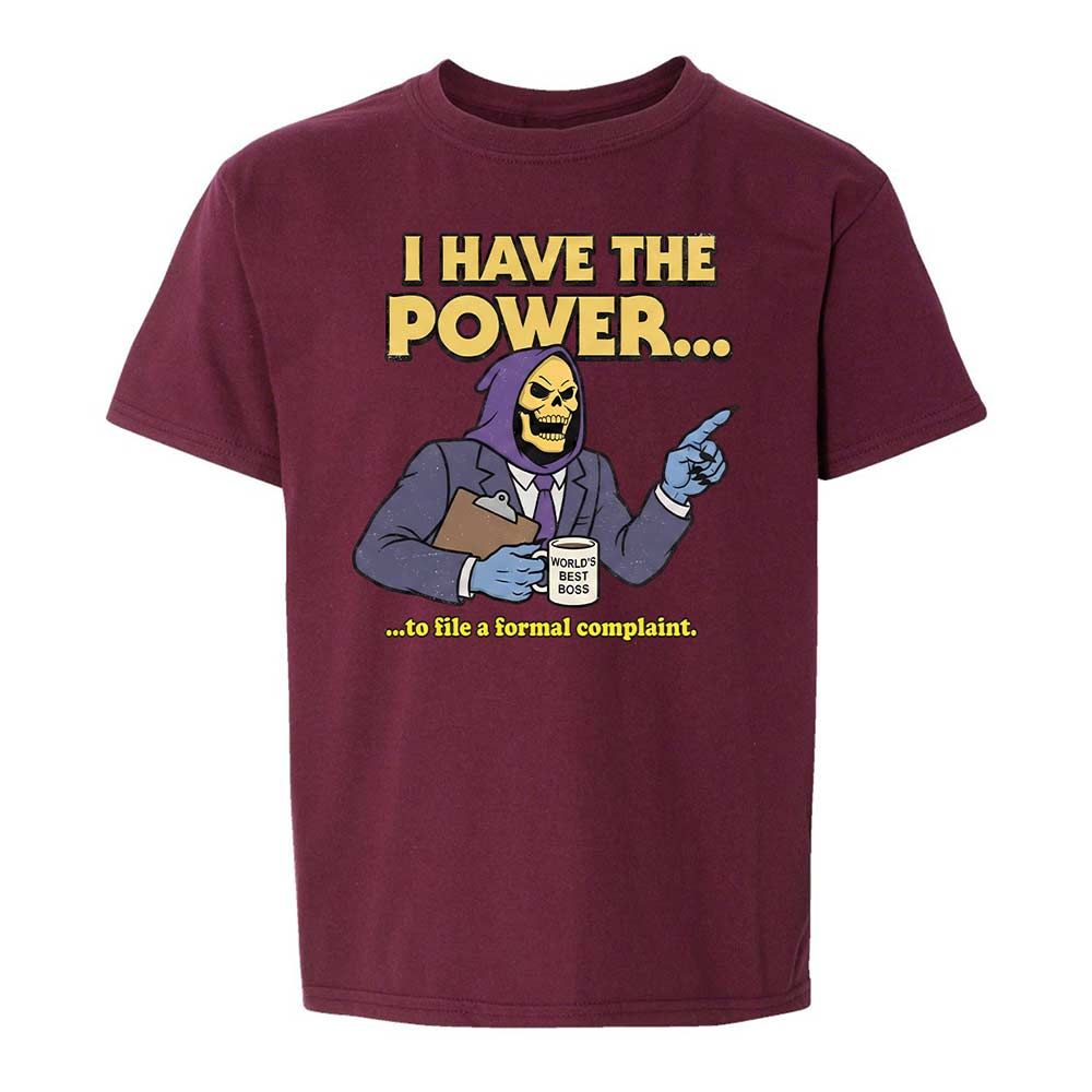 Kids T-Shirt - U1YZ7EDN - Maroon - 19