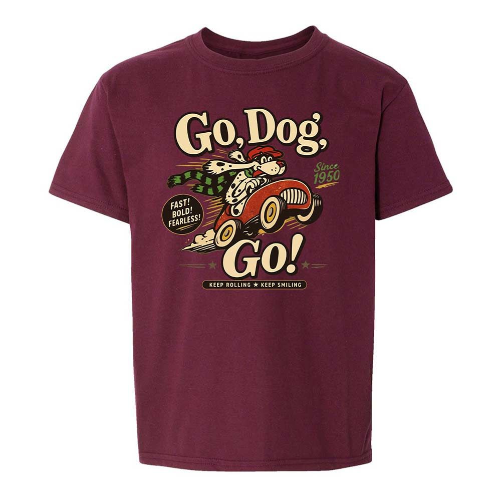 Kids T-Shirt - 1WQKDBPV - Maroon - 19