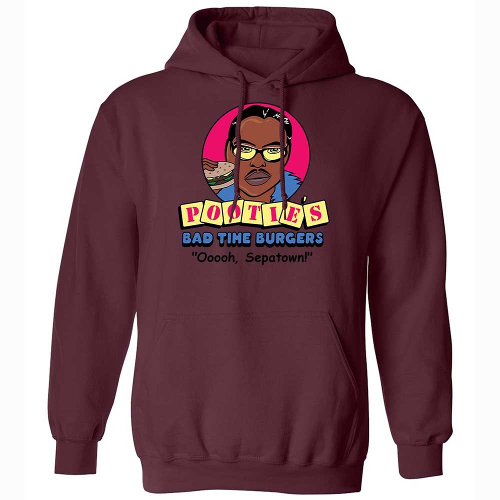 Pootie's Bad Time Burgers - Maroon - 19