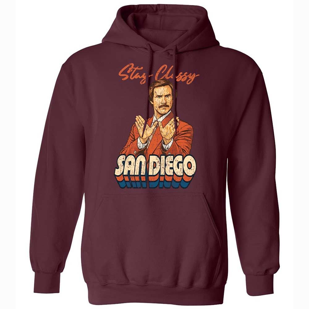 Classic Unisex Hoodie - V8HKDPXP - Maroon - 19