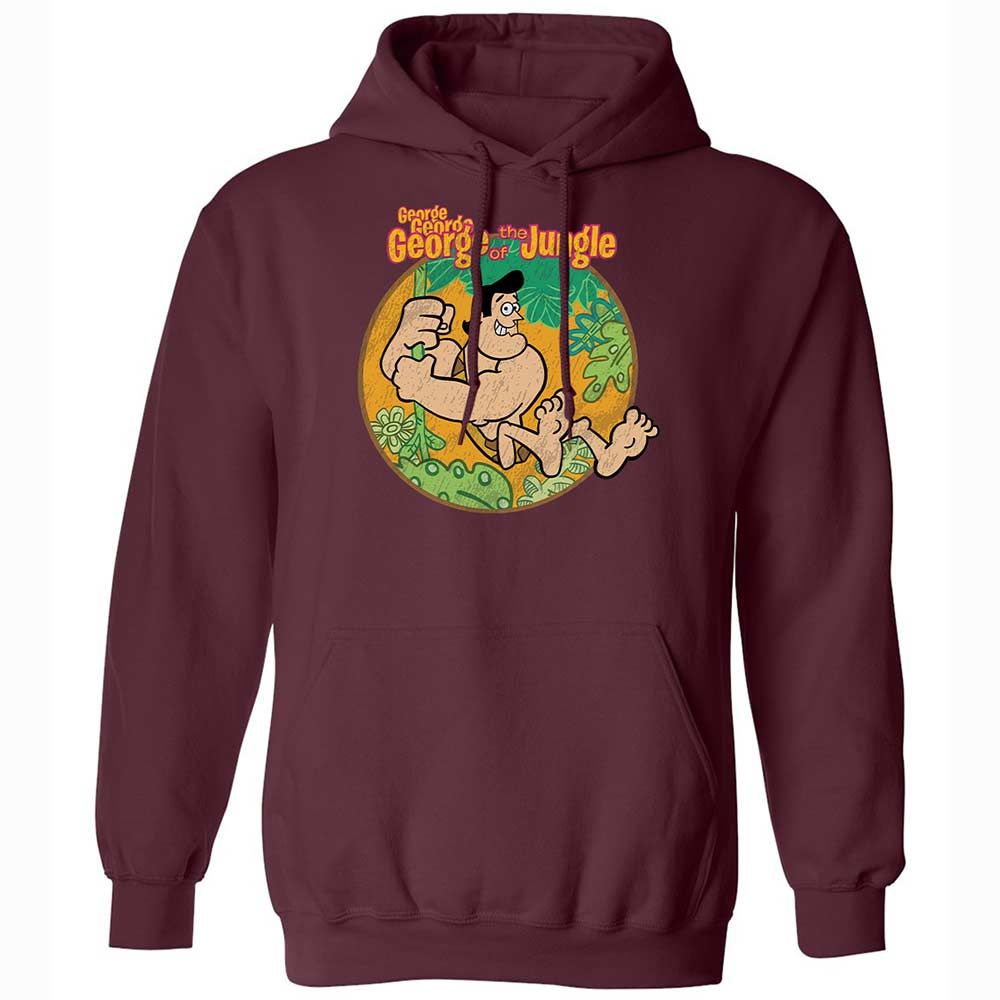 Classic Unisex Hoodie - KDHMF648 - Maroon - 19