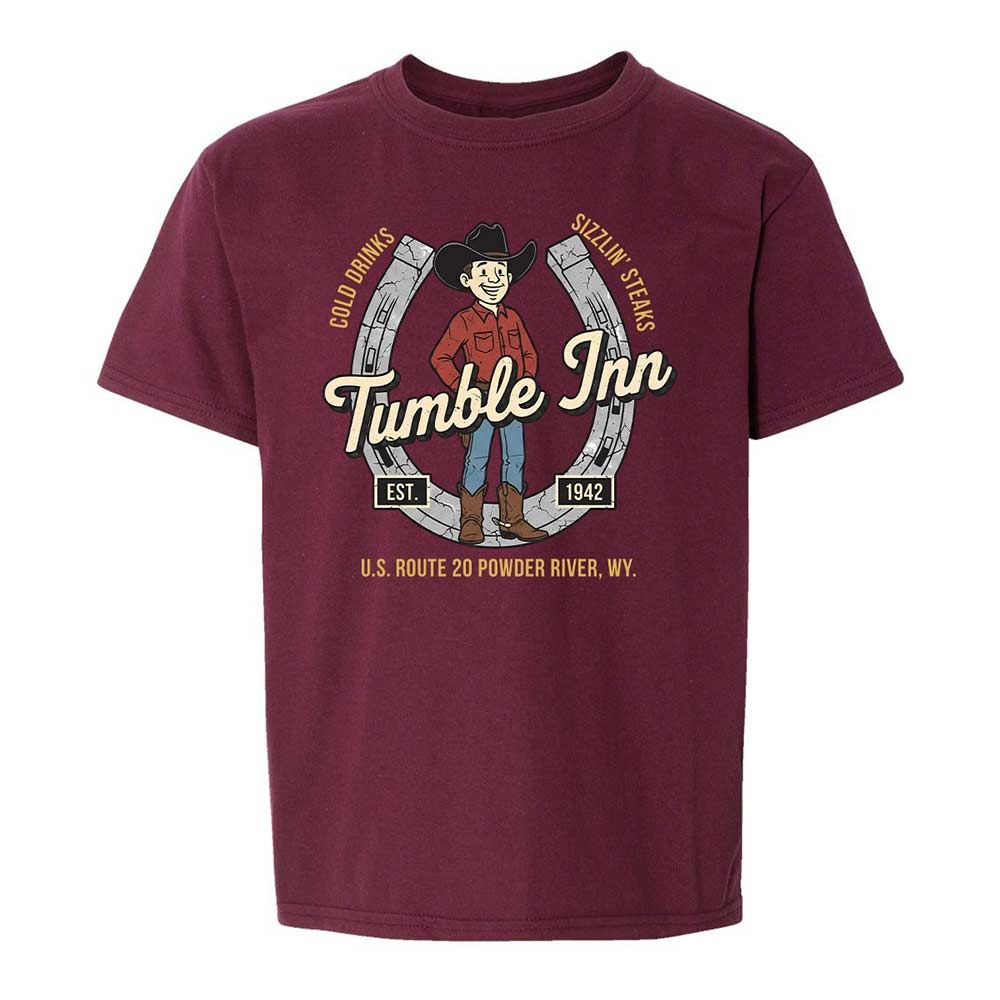 Kids T-Shirt - VBGKZWHE - Maroon - 19