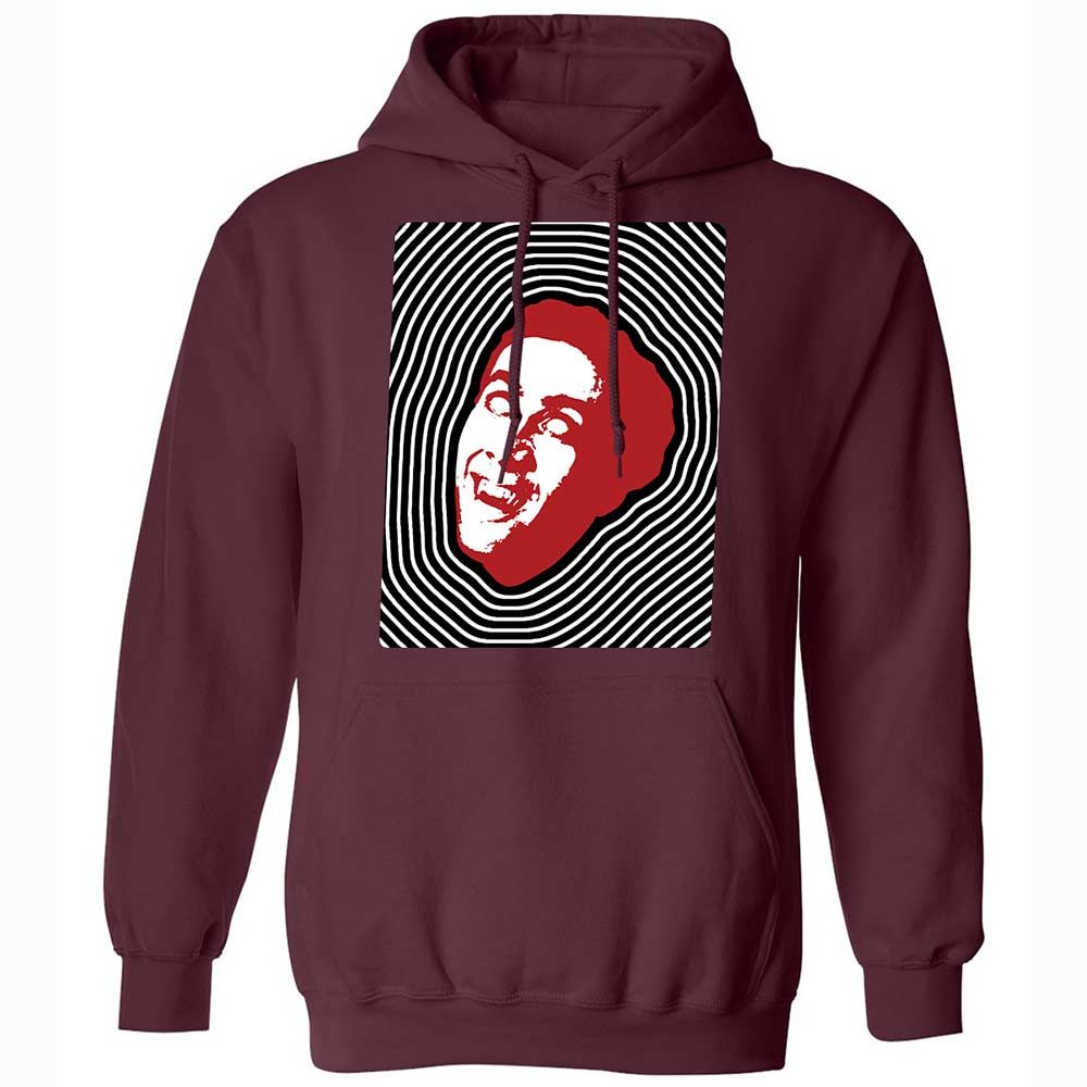 Psychedelic Nicolas Cage - Maroon - 19