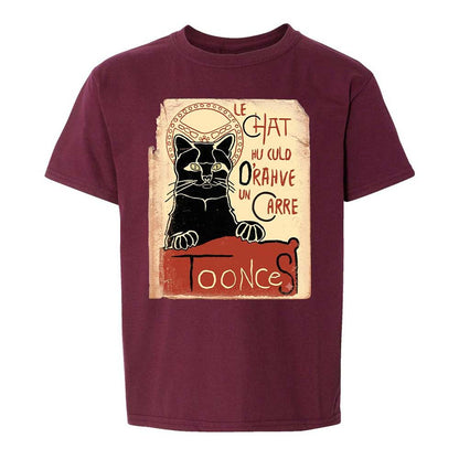 Toonces - Le Chat Noir - Maroon - 19