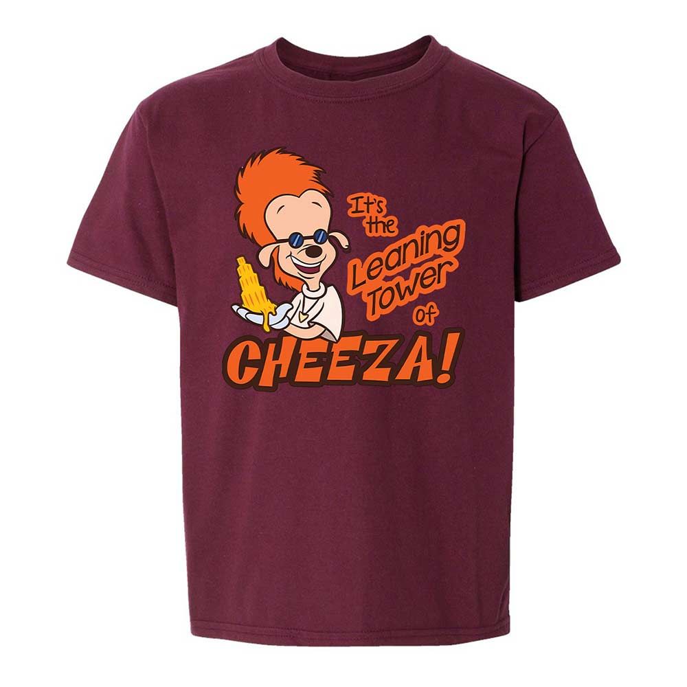Leaning Tower of Cheeza - Maroon - 19