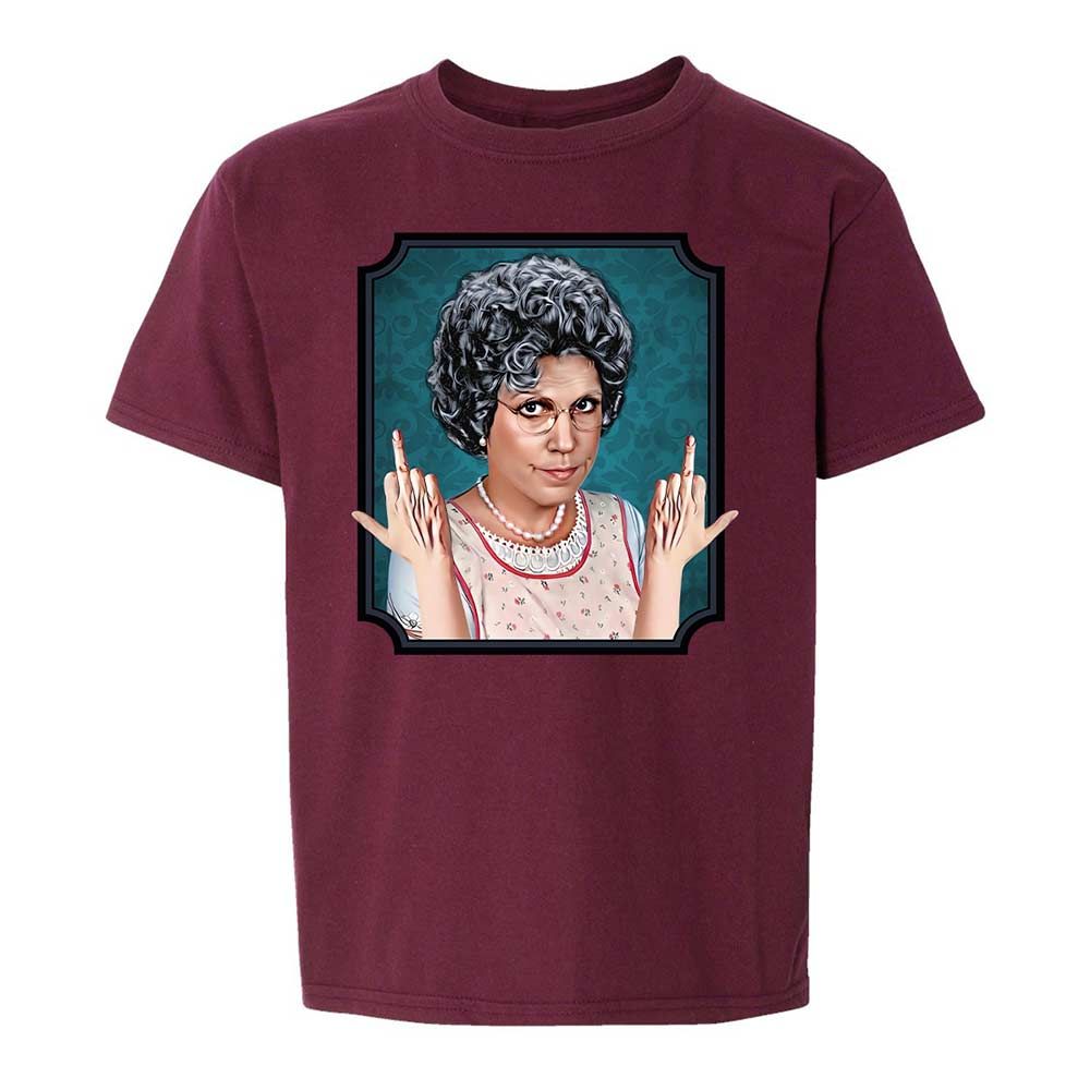 Kids T-Shirt - DHM9X8HY - Maroon - 19