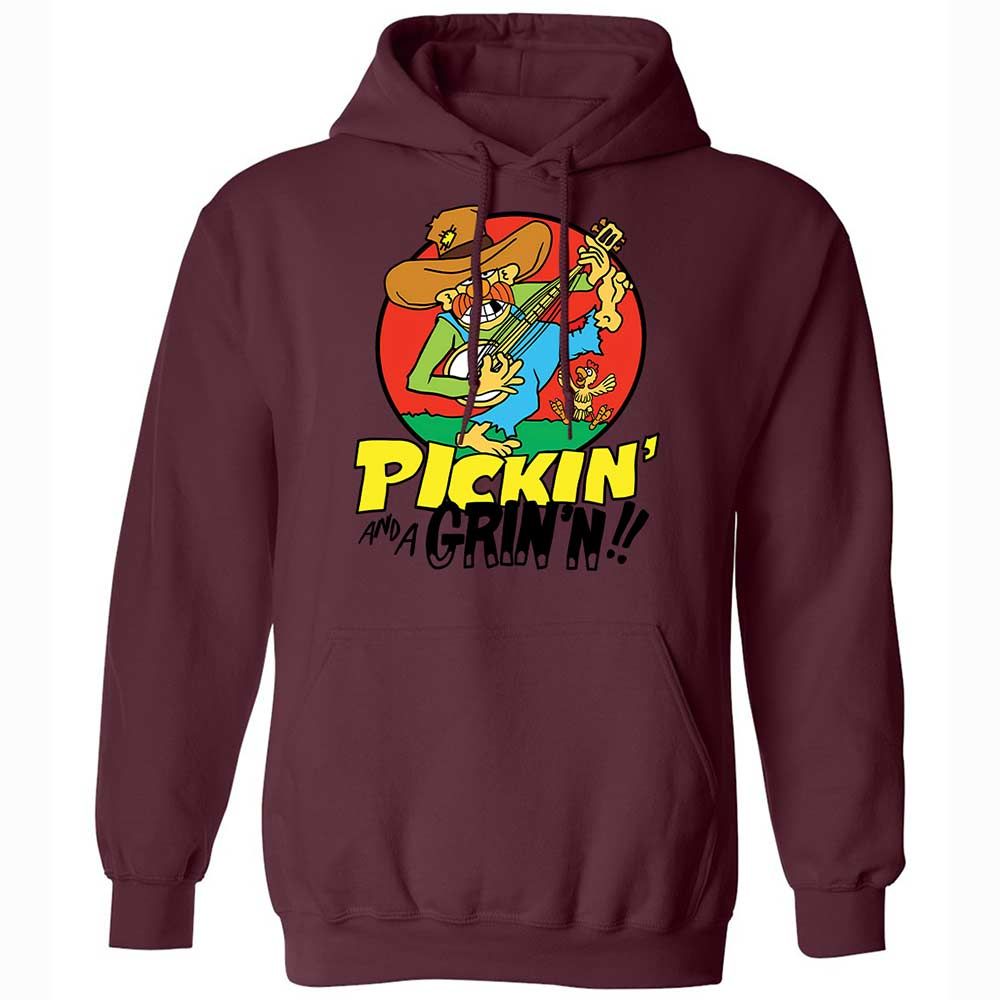 Pickin' and a Grinnin - Maroon - 19