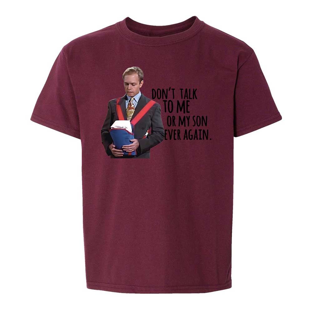 Kids T-Shirt - 5M7N9256 - Maroon - 19