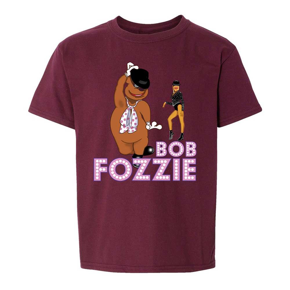 Kids T-Shirt - 4BKFLBMK - Maroon - 19